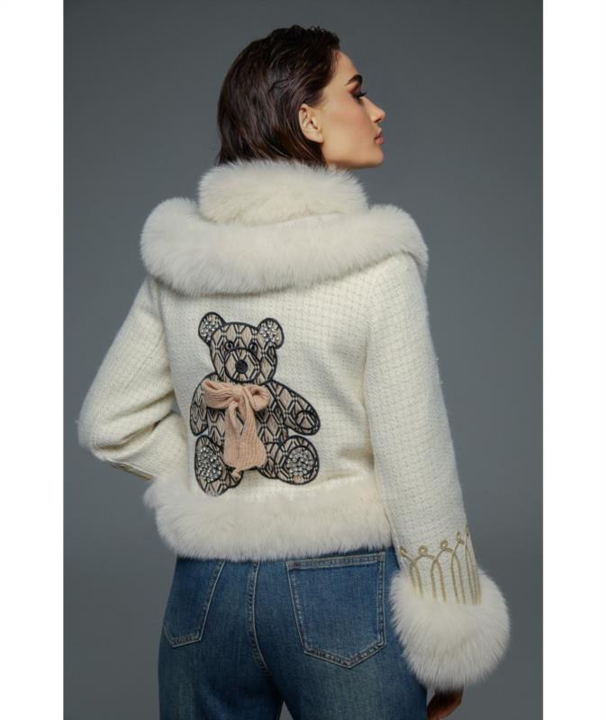 CHAQUETA LE CRUEL CHANEL BEIGUE CUELLO PELO