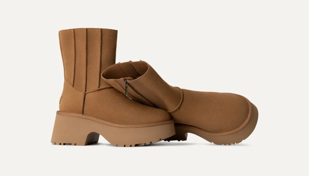 Mujer Botas Classic New Heights con costura doble UGG