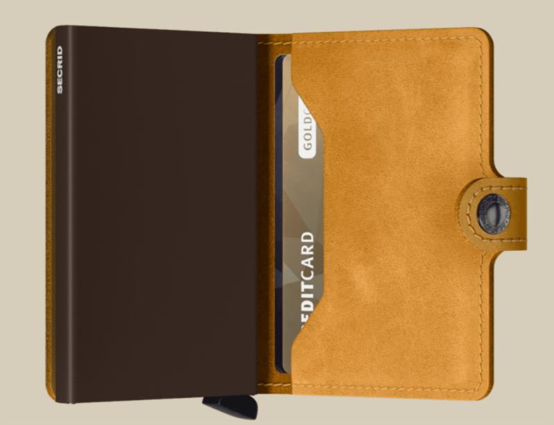 MINIWALLET SECRID VINTAGE OCHRE