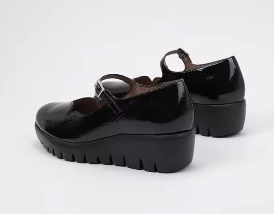  ZAPATO MUJER WONDERS NEGRO