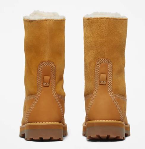 BOTA DE INVIERNO PARA MUJER COURMA ENROLLABLE EN AMARILLO