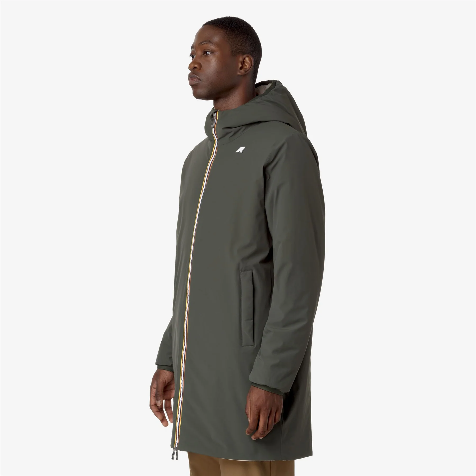 Chaqueta Reversible Kway Jacob ST Warm Double Green-Beig